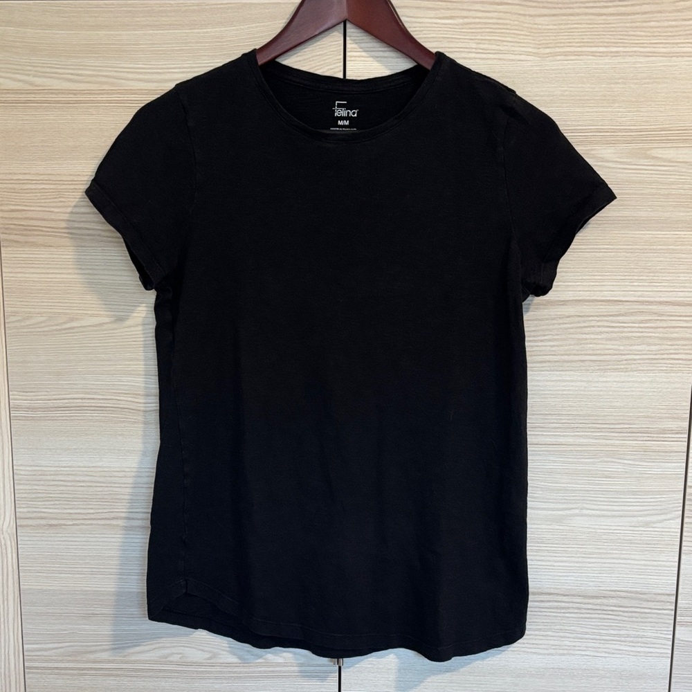 Felina Women's Black Short Sleeve Tee
